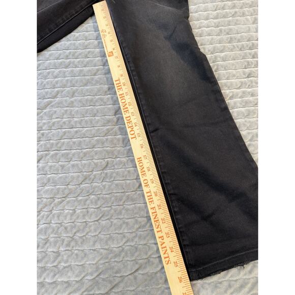 Democracy Jeans Women Size 4 Gray High Rise Cropped Flare Lycra - Picture 6 of 6